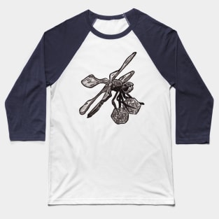 Dungeons and Dragonflies Baseball T-Shirt